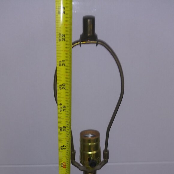 VTG Farmhouse Blue floral White Ceramic Jug Lamp - Picture 15 of 16